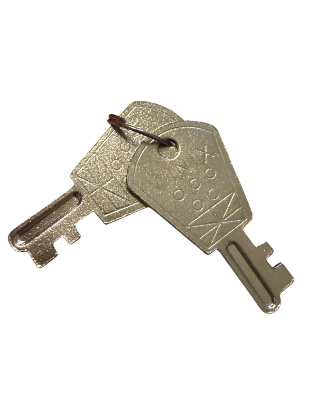 Stainless Steel Winix 2 Keys Vintage Lock Box Safe Key Flat